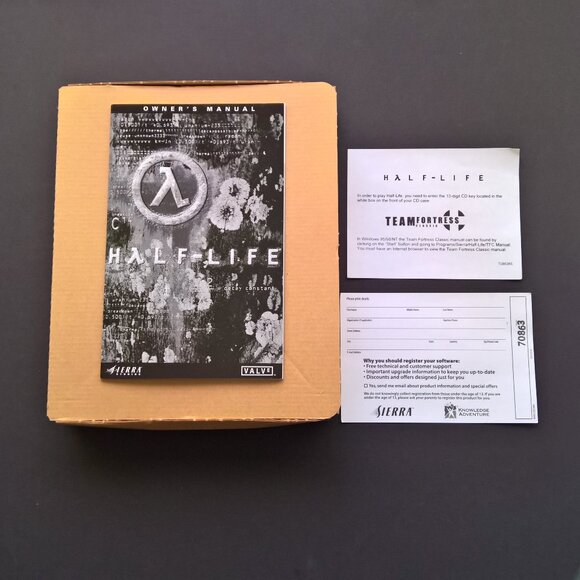 Half-Life: Game of the Year Edition CD Video Game for PC 1999 - Picture 2 of 2